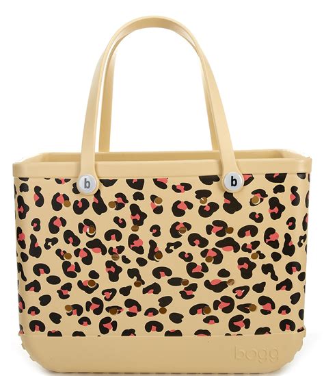 original bogg bag leopard tote